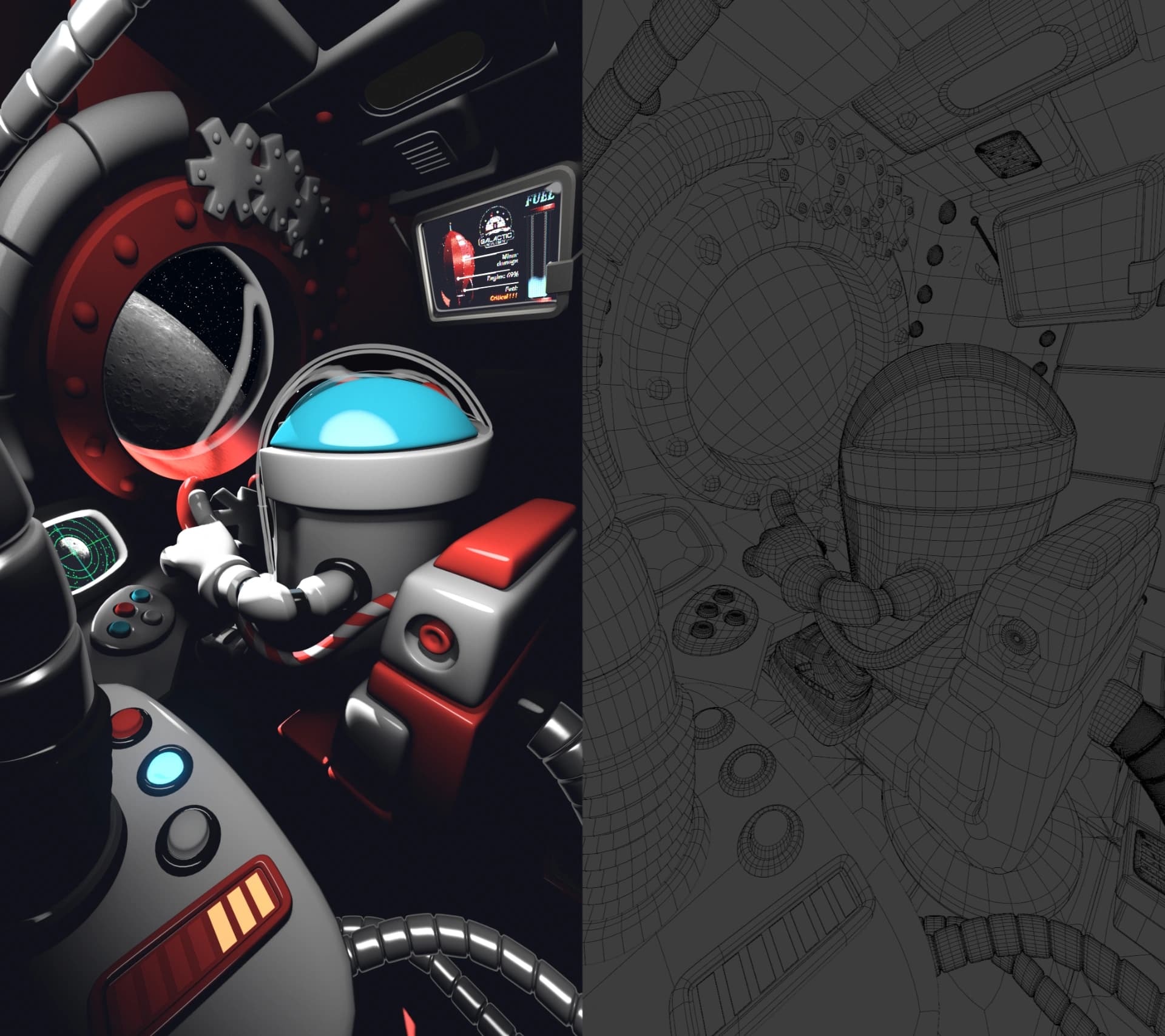 Shot 03 Wireframe Overlay