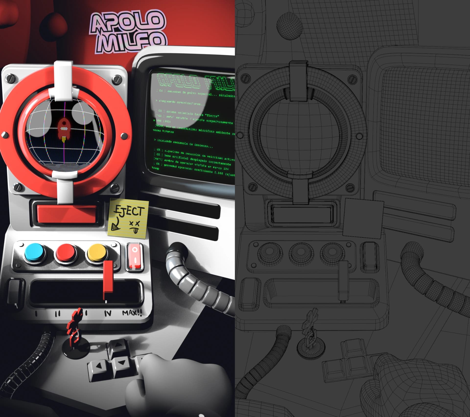 Shot 05 Wireframe Overlay