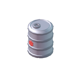Metal barrel - 1.5k tris