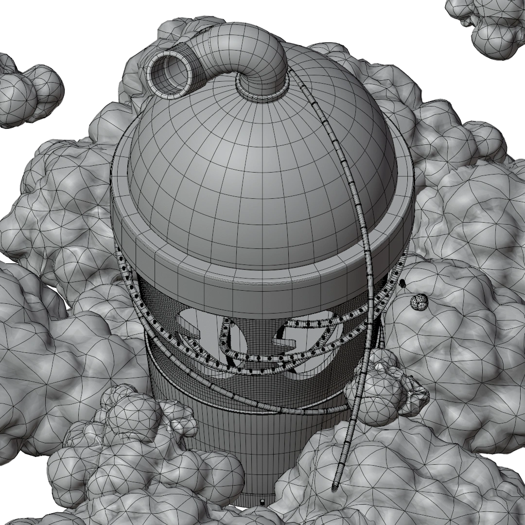 Escena 2 Wireframe
