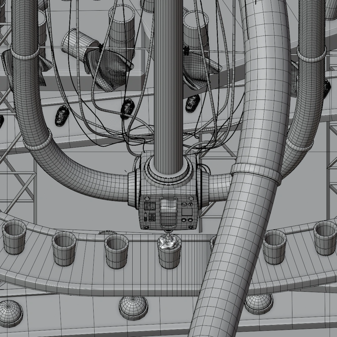 Escena 3 Wireframe